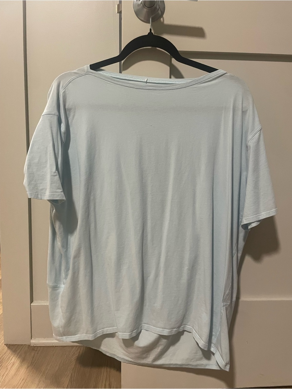 Lululemon Light Blue Short-Sleeve Shirt